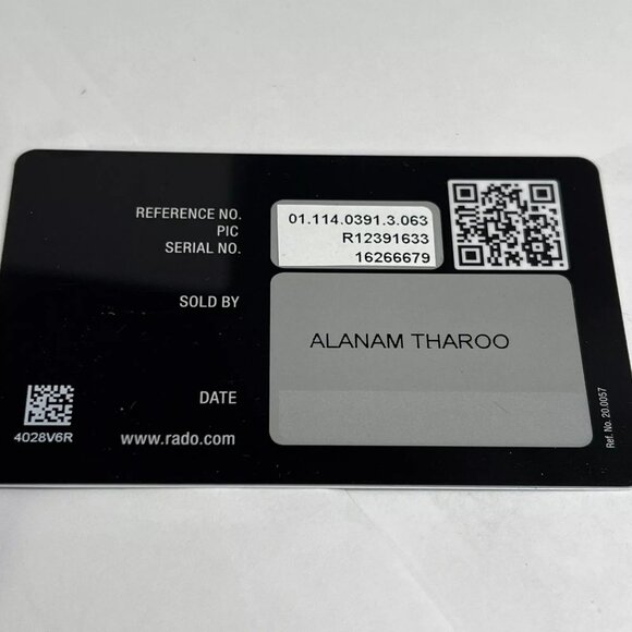 RADO Diaster Original Two Tone Day Date Quartz Unisex Watch Box Papers R12391633 - Picture 11 of 13